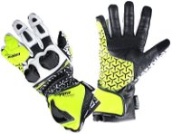 CAPPA RACING Tanaka, Black/Green/White - Motorcycle Gloves