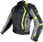 Cappa Racing AREZZO textil fekete/zöld - Motoros kabát