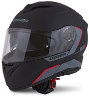 CASSIDA Compress 2.0 Refraction,  (čierna matná/sivá/červená) - Prilba na motorku