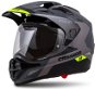 CASSIDA Tour 1.1 Specter, (Grey/Light Grey/Yellow Fluo/Black) - Motorbike Helmet