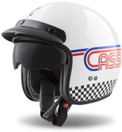 CASSIDA Oxygen Rondo, (White/Red/Blue/Black) - Motorbike Helmet