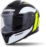 CASSIDA Integral GT 2.0 Ikon,  (bílá/žlutá fluo/šedá/černá - Helma na motorku