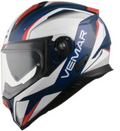 VEMAR Zephir Lunar (Dark Blue/White/Red) - Motorbike Helmet