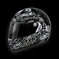 AIROH ASTER-X SCORPION BAY ASSB17 - Full-Face Helmet - Motorbike Helmet
