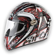 AIROH DRAGON SPRITZ DRSP17 - Full-Face Helmet, Red - Motorbike Helmet