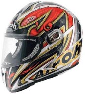 AIROH DRAGON WIZARD DRW55 - Full-Face Helmet, Red - Motorbike Helmet