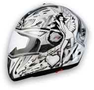 AIROH FORCE DOUBLE ANGEL FCDA17 - integrální bílá helma  - Helma na motorku