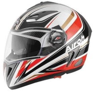 AIROH FORCE WAY FCW55 - Full-Face Helmet, Red - Motorbike Helmet