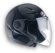 AIROH J56 COLOR J5656 - jet černá helma  - Helma na skútr