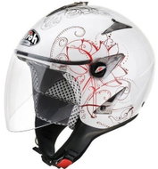 AIROH JT SPRING JTS38 - Jet Helmet, White - Motorbike Helmet
