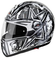 AIROH PIT ONE XR DYNAMIC PTXD16 - integrální šedá helma  - Helma na motorku