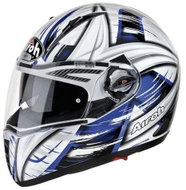 AIROH PIT ONE XR ROLLER PTXRO18 - Full-Face Helmet, Blue - Motorbike Helmet