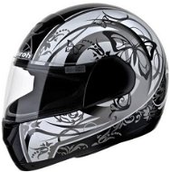 AIROH SPEED FIRE BUTTERFLY SPBT17 - Full-Face Helmet, Grey - Motorbike Helmet