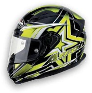 AIROH T600 STREET TS631 - Full-Face Helmet, Yellow - Motorbike Helmet