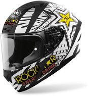 AIROH VALOR ROCKSTAR VARK35 - Full-Face Helmet, Black/White - Motorbike Helmet