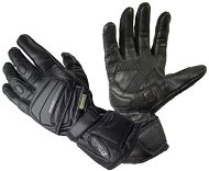 CAPPA RACING Detroit, Leather, Black - Motorcycle Gloves