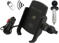 M-Style EW 2 držák telefonu s bezdrátovým nabíjením do krku řízení - Phone holder