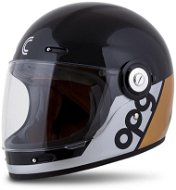 CASSIDA Helmet Fibre OPG, CASSIDA (Black/Gold/Silver) - Motorbike Helmet