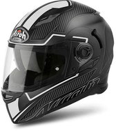 AIROH MOVEMENT S FASTER MVSFS38 - Integral Black and White - Motorbike Helmet