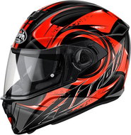 AIROH STORM ANGER STA32 - Orange Integral - Motorbike Helmet
