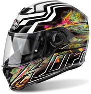 AIROH STORM POLLOCK STPO17 - Multicolour Integral - Motorbike Helmet