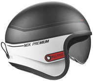 NOX NEXT (white matt, red) - Motorbike Helmet