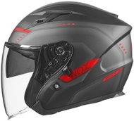 NOX N128 (black matt-red) - Scooter Helmet