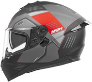 NOX N302S Torque (black-grey matt, red) - Motorbike Helmet