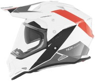 NOX N312 BLOCK (white-red) - Motorbike Helmet