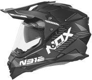 NOX N312 EXTEND (black matt, white) - Motorbike Helmet