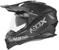 NOX N312 EXTEND (black matt, titanium) - Motorbike Helmet