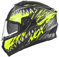 NOX N918 BEAST (černá matná, neon žlutá) - Helma na motorku
