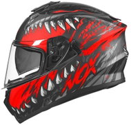 NOX N918 BEAST (matte black, red) - Motorbike Helmet