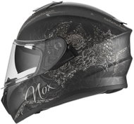 NOX N918 BLOOM (matte black, silver) - Motorbike Helmet
