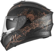 NOX N918 BLOOM (matte black, bronze) - Motorbike Helmet