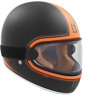 NOX PREMIUM RAGE SPITFIRE (black matt/orange) - Motorbike Helmet