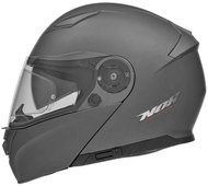 NOX N965 (silver titanium matt) - Motorbike Helmet