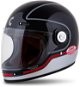 CASSIDA FIBRE JAWA (black/silver/red) - Motorbike Helmet