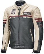 Held BAKER men's leather jacket blue/cream - Motorcycle Jacket