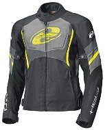 Held BAXLEY TOP women's textile travel jacket grey/black/fluo yellow - Motorcycle Jacket