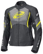 Held BAXLEY TOP dámská cestovní textilní bunda šedá/černá/fluo-žlutá - Bunda na motorku