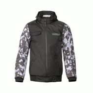 YOKO SKLODDI black / camouflage / grey - Motorcycle Jacket