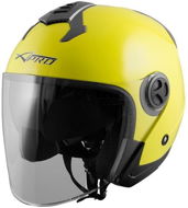 A-Pro DUPLEX FLUO yellow open jet helmet - Scooter Helmet