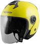 A-Pro DUPLEX FLUO yellow open jet helmet - Scooter Helmet