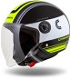 CASSIDA přilba Handy Metropolis (černá/bílá/žlutá fluo/šedá) 2023 - Scooter Helmet