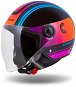 CASSIDA přilba Handy Metropolis (černá/tyrkysová/gradient) 2023 - Scooter Helmet