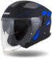 CASSIDA přilba Jet Tech RoxoR (černá matná/modrá/šedá/bílá) 2023 - Motorbike Helmet