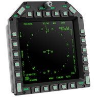 MOZA Flight AMPCD Display Panel - Flight Stick