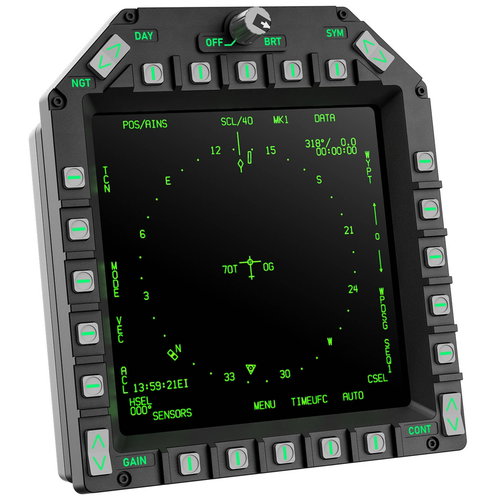 MOZA Flight AMPCD Display Panel - Flight Stick - Main image