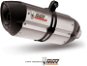 Mivv Suono Stainless Steel / Carbon Cap for Aprilia RSV 1000 (2004 > 2008) - Exhaust Tail Pipe